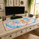 Dragonite Pokemon Cute Pastel Rainbow Desk Mat