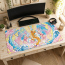 Dragonite Pokemon Cute Pastel Rainbow Desk Mat