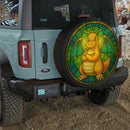 Dragonite Pokemon Stained Glass Jeep Car Spare Tire Cover