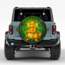 Dragonite Pokemon Stained Glass Jeep Car Spare Tire Cover