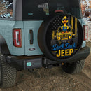 Duck Duck Jeep US Car Spare Tire Cover