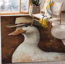 Cowboy Duck Rectangular Area Rug