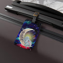 Dumbo Elephant Love You To The Moon Galaxy Luggage Tag