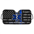EMS Paramedic American Flag Custom Car Windshield Sunshades