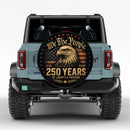 Eagle American Flag 250 Years Car Spare Tire Cover