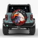 American Eagle, American Flag Jeep Car Spare Tire Cover