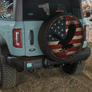 Eagle American Flag Vintage Car Spare Tire Cover