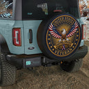 US Veteran Eagle Patriotic Car Spare Tire Cover