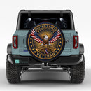 US Veteran Eagle Patriotic Car Spare Tire Cover