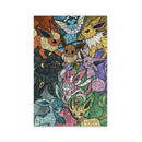 Eevee Evolution Pokemon Stained Jigsaw Puzzle