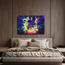 Eevee Evolution Pokemon Family Love You To The Moon Galaxy - Living Room - Canvas Wall Art - Print - Wall Decor