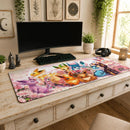 Eevee Evolutions Pokemon Watercolor Desk Mat