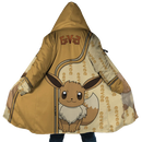 Eevee Pokemon Dream Hooded Fleece Cloak Coat