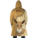 Eevee Pokemon Dream Hooded Fleece Cloak Coat