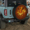 Eevee Pokemon Stained Glass Jeep Car Spare Tire Cover