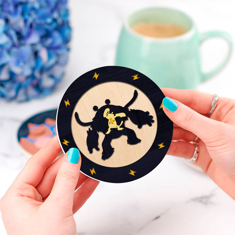 Electivire Pokemon Evolution Ceramic Decor Coaster - Gift Idea