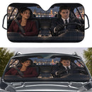 Elena Hart x Adrian Blake Spy Custom Car Windshield Sunshades