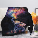 Elepahnt Magic Watercolor Star Night Premium Blanket