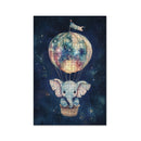 Elephant Balloon Watercolor Jigsaw Puzzle