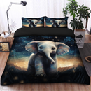 Elephant Starry Night Bedding Set