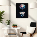 Elephant Galaxy Balloon Adventure - Living Room - Canvas Wall Art - Print - Wall Decor
