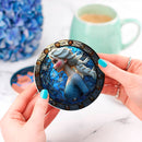 Elsa Stained Glass Decor Coaster - Gift Idea