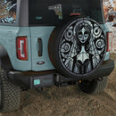 Emily Corpse Bride B&W Stained Glass Jeep Car Spare Tire Cover