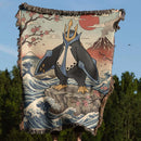 Empoleon Pokemon Japan Style Woven Throw Blanket