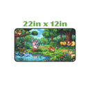 Enchanted Eevee Pokemon Forest Desk Mat