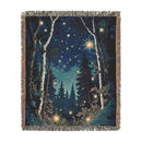 Enchanted Forest Woven Throw Blanket
