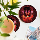 Eren Attack On Titans Founding Titan Break Wall Anime Ceramic Decor Coaster - Gift Idea