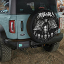 Eren Yeager Founding Titan Car Spare Tire Cover