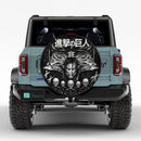 Eren Yeager Founding Titan Car Spare Tire Cover