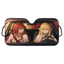 Eris Boreas Greyrat x Elinalise Dragonroad Mushoku Tensei Jobless Reincarnation Car Auto Sunshades