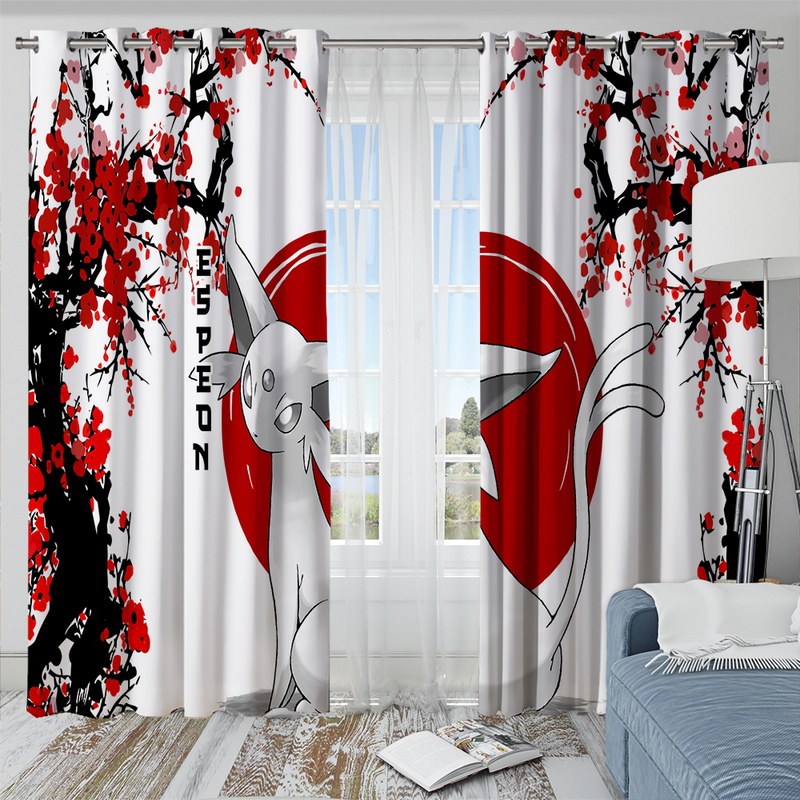 Espeon Pokemon Japan Style Window Curtain