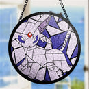 Espeon Pokemon Eevee Evolution Round Stained Glass Suncatcher