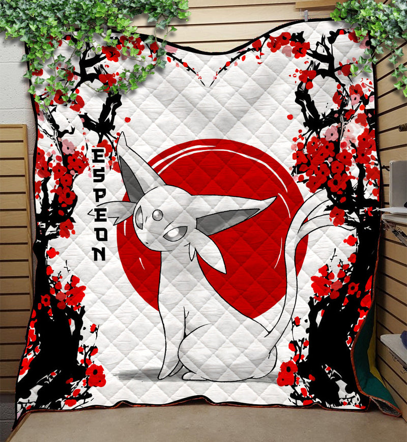 Espeon Pokemon Japan Style Quilt Blanket