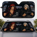 Eustass Kid And Trafalgar Law Anime One Piece Car Auto Sunshades