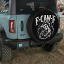 F Caw F Chicken Car Spare Tire Cover