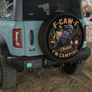 F Caw F Raven Camping Car Spare Tire Cover