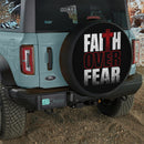 Faith Over Fear Car Spare Tire Cover