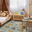 Fantasy Castle Adventure Rectangular Area Rug