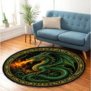 Fantasy Dragon Carpet Round Rug