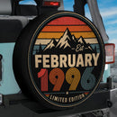 Retro February 1996 Jeep Car Spare Tire Cover