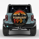 Retro February 1996 Jeep Car Spare Tire Cover