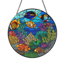Nemo Deep Sea Corals Stained Glass Suncatcher