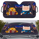 Finn x Jake Adventure Time Custom Car Windshield Sunshades