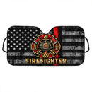 Firefighter American Flag Custom Car Windshield Sunshades