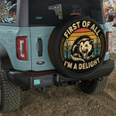 First Of All I'm A Delight Spare Tire Cover