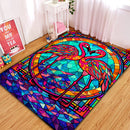 Flamingo Stained Glass Rectangular Area Rug